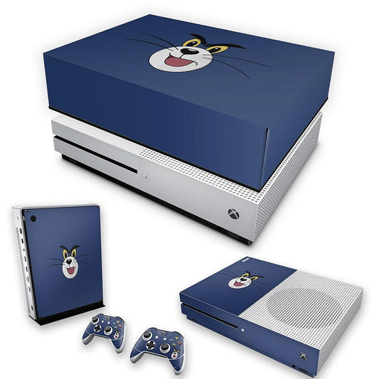 KIT Xbox One S Slim Skin Anti-Rage e Capa Anti Poeira - Tom