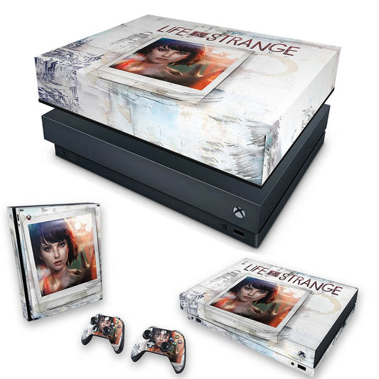 KIT Capa Anti Poeira e Skin Anti-Rage Xbox One X - Life is Strange