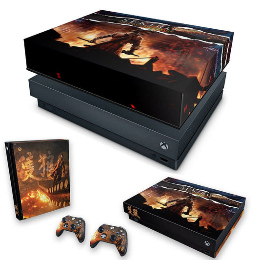 KIT Xbox One X Skin Anti-Rage e Capa Anti Poeira - Sekiro
