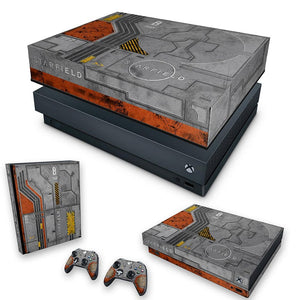 KIT Capa Anti Poeira e Skin Anti-Rage Xbox One X - Starfield