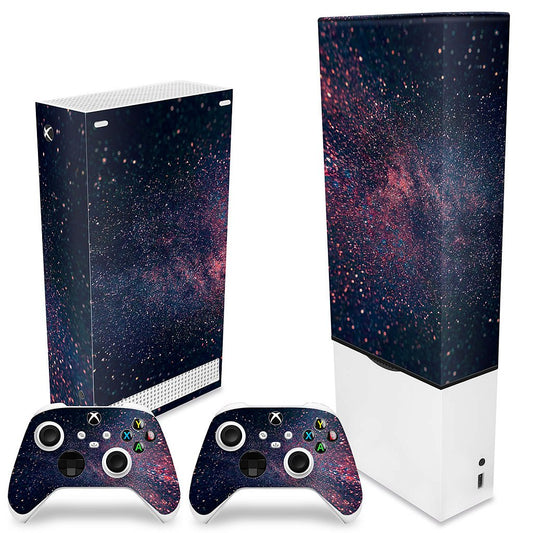 KIT Xbox Series S Capa Anti Poeira e Skin Anti-Rage Vertical - Abstrato #97