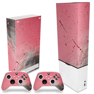 KIT Capa Anti Poeira e Skin Anti-Rage Xbox Series S Vertical - Abstrato #99 - Pop Arte Skins - foto 2