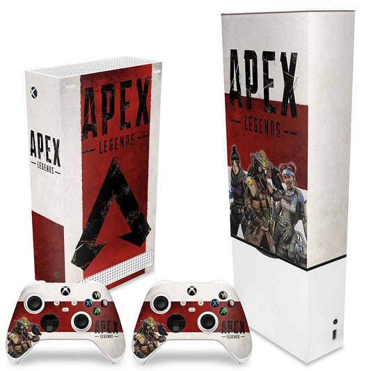 KIT Xbox Series S Capa Anti Poeira e Skin Anti-Rage Vertical - Apex Legends