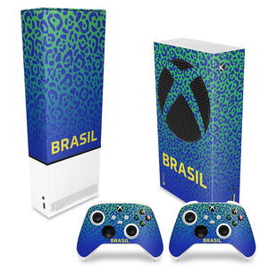 KIT Capa Anti Poeira e Skin Anti-Rage Xbox Series S Vertical - Brasil