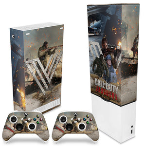KIT Capa Anti Poeira e Skin Anti-Rage Xbox Series S Vertical - Call of Duty Vanguard - Pop Arte Skins - foto 2