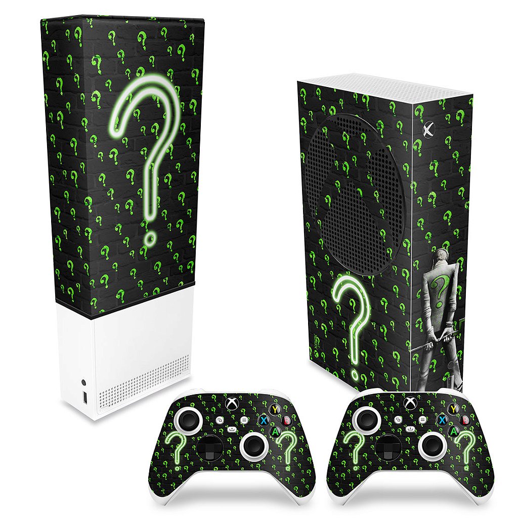 KIT Capa Anti Poeira e Skin Anti-Rage Xbox Series S Vertical - Charada