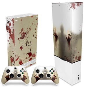KIT Capa Anti Poeira e Skin Anti-Rage Xbox Series S Vertical - Fear The Walking Dead - Pop Arte Skins - foto 2