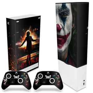 KIT Capa Anti Poeira e Skin Anti-Rage Xbox Series S Vertical - Joker Filme - Pop Arte Skins - foto 2
