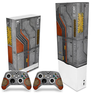 KIT Capa Anti Poeira e Skin Anti-Rage Xbox Series S Vertical - Starfield - Pop Arte Skins - foto 2
