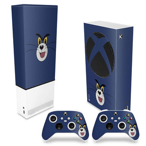 KIT Capa Anti Poeira e Skin Anti-Rage Xbox Series S Vertical - Tom