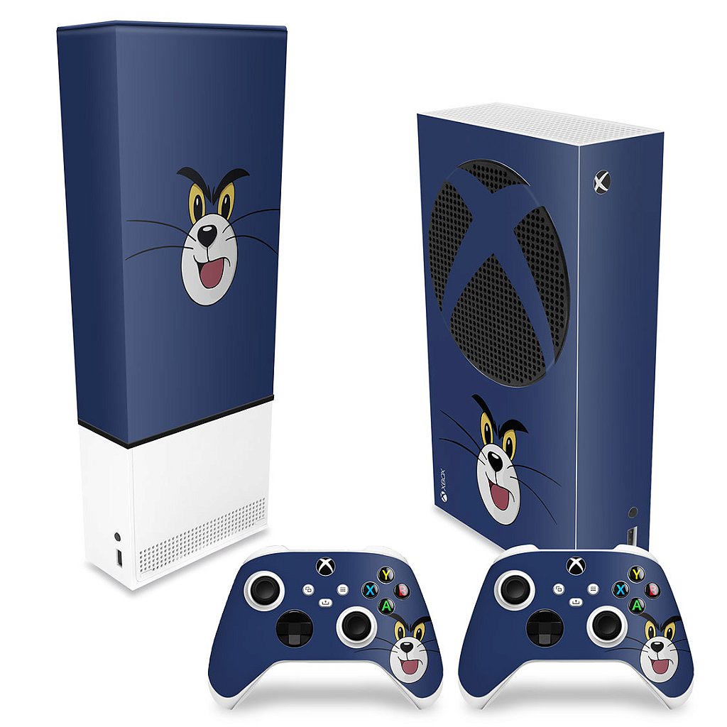 KIT Capa Anti Poeira e Skin Anti-Rage Xbox Series S Vertical - Tom