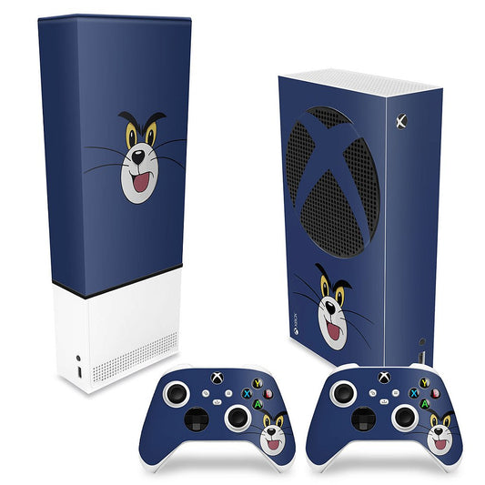 KIT Xbox Series S Capa Anti Poeira e Skin Anti-Rage Vertical - Tom