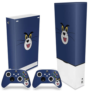 KIT Capa Anti Poeira e Skin Anti-Rage Xbox Series S Vertical - Tom - Pop Arte Skins - foto 2