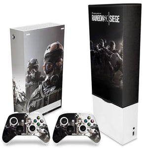 KIT Capa Anti Poeira e Skin Anti-Rage Xbox Series S Vertical - Tom Clancy's Rainbow Six Siege - Pop Arte Skins - foto 2