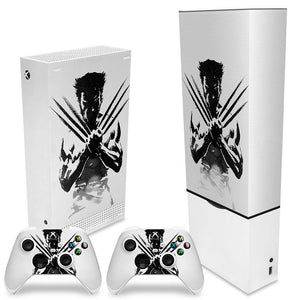KIT Capa Anti Poeira e Skin Anti-Rage Xbox Series S Vertical - Wolverine X-men - Pop Arte Skins - foto 2