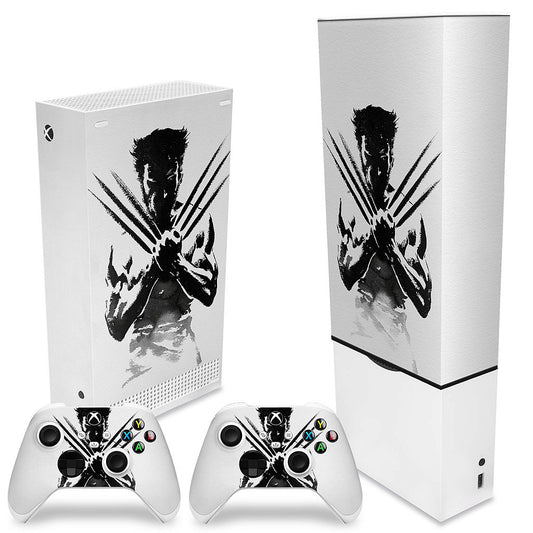 KIT Xbox Series S Capa Anti Poeira e Skin Anti-Rage Vertical - Wolverine X-men