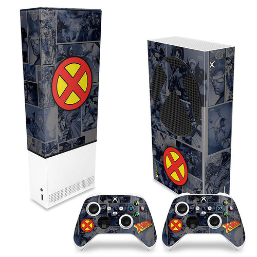 KIT Capa Anti Poeira e Skin Anti-Rage Xbox Series S Vertical - X-Men Comics