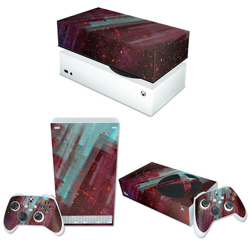 KIT Capa Anti Poeira e Skin Anti-Rage Xbox Series S Horizontal - Abstrato #100