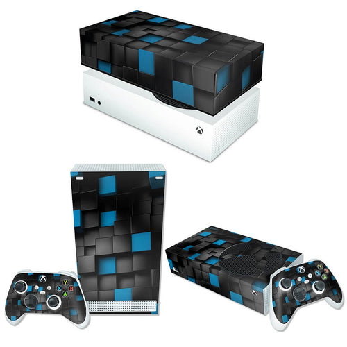 KIT Capa Anti Poeira e Skin Anti-Rage Xbox Series S Horizontal - Cubos
