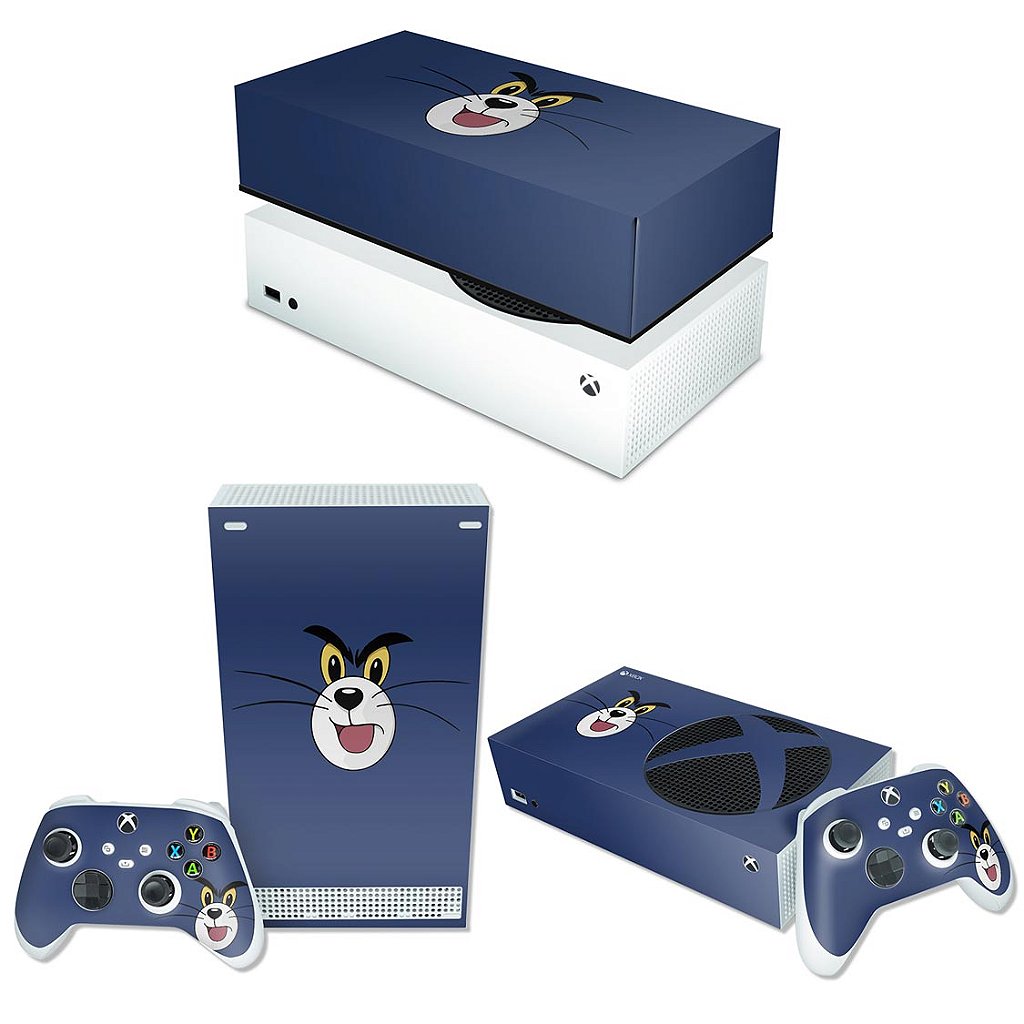 KIT Capa Anti Poeira e Skin Anti-Rage Xbox Series S Horizontal - Tom