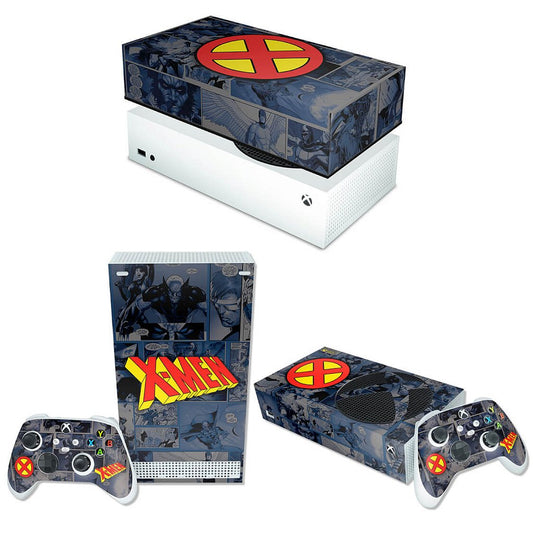 KIT Xbox Series S Skin Anti-Rage e Capa Anti Poeira Horizontal - X-Men Comics