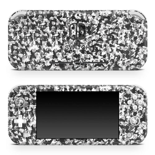 Skin Anti-Rage Nintendo Switch 1 Lite - Camuflada Cinza