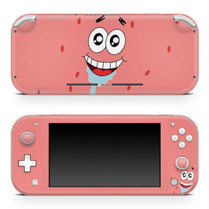 Skin Anti-Rage Nintendo Switch 1 Lite - Patrick Bob Esponja
