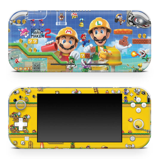 Nintendo Switch Lite Skin - Super Mario Maker 2