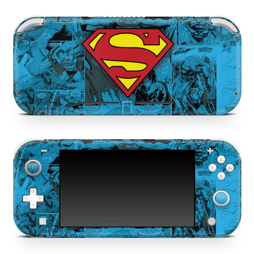 Skin Anti-Rage Nintendo Switch 1 Lite - Superman Comics