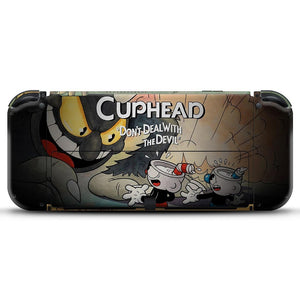 Skin Anti-Rage Nintendo Switch 1 Oled - Cuphead - Pop Arte Skins - foto 2