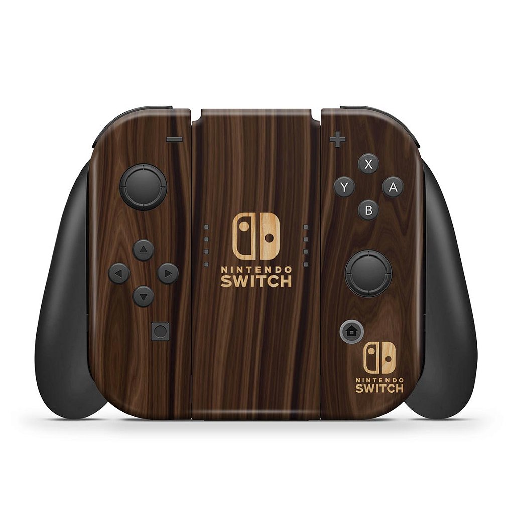 Skin Anti-Rage Nintendo Switch 1 Oled - Madeira - Pop Arte Skins - foto 3