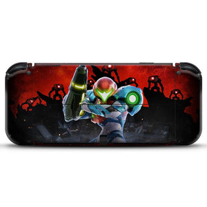 Skin Anti-Rage Nintendo Switch 1 Oled - Metroid Dread - Pop Arte Skins - foto 2