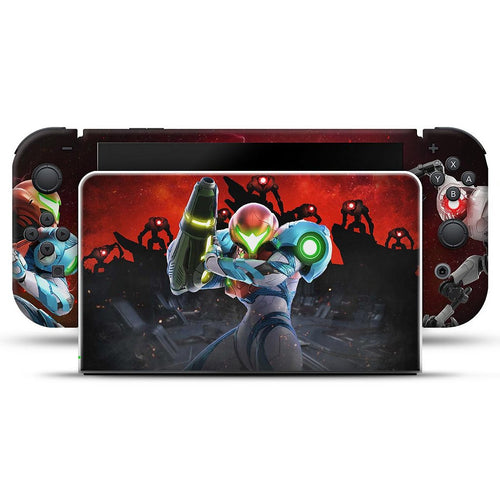 Skin Anti-Rage Nintendo Switch 1 Oled - Metroid Dread