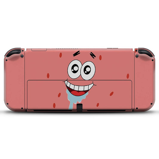 Nintendo Switch Oled Skin - Patrick Bob Esponja
