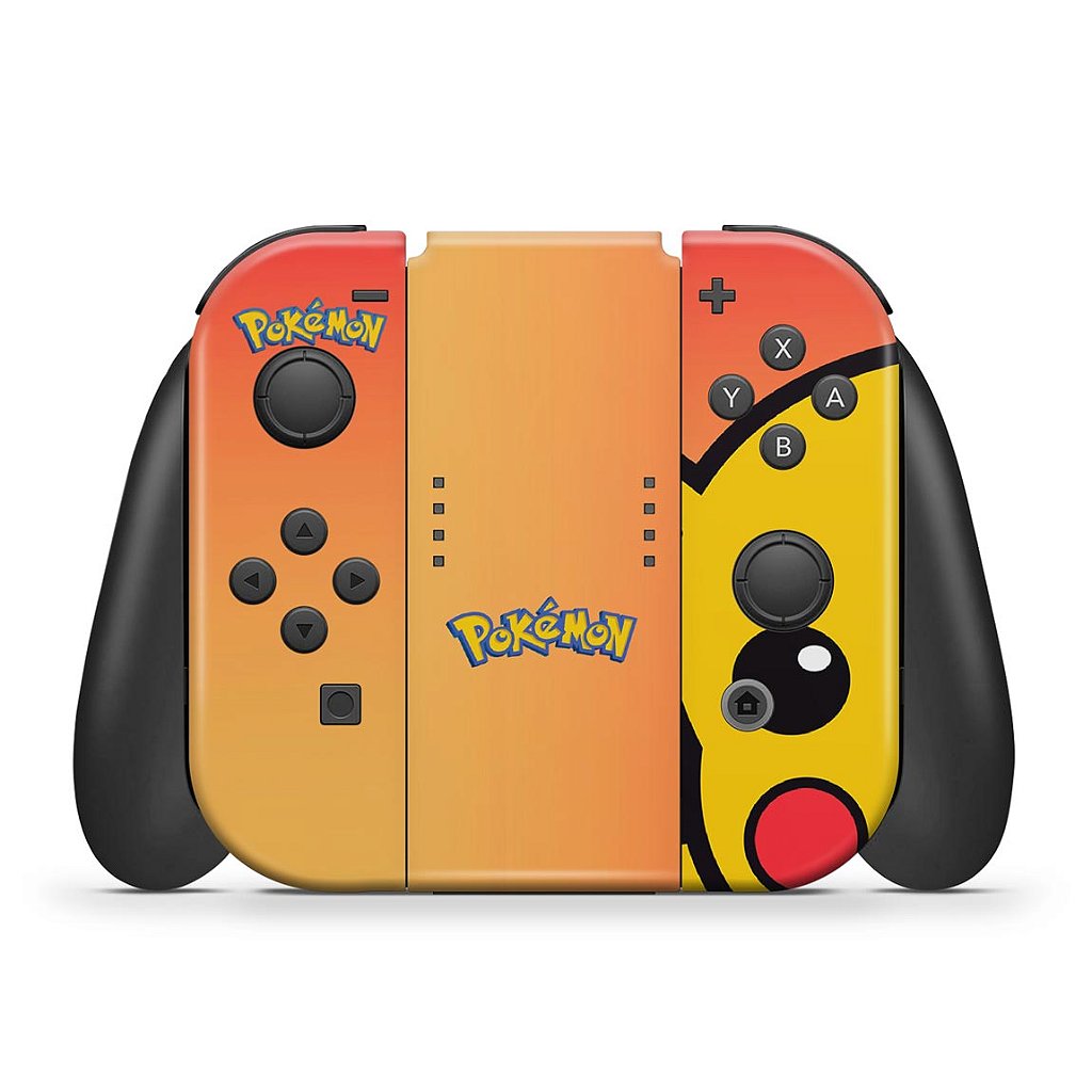 Skin Anti-Rage Nintendo Switch 1 Oled - Pokémon: Pikachu - Pop Arte Skins - foto 3