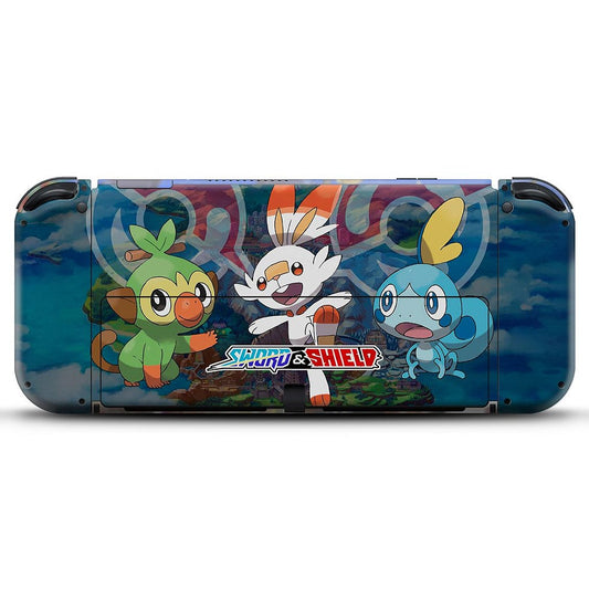 Nintendo Switch Oled Skin - Pokémon Sword And Shield