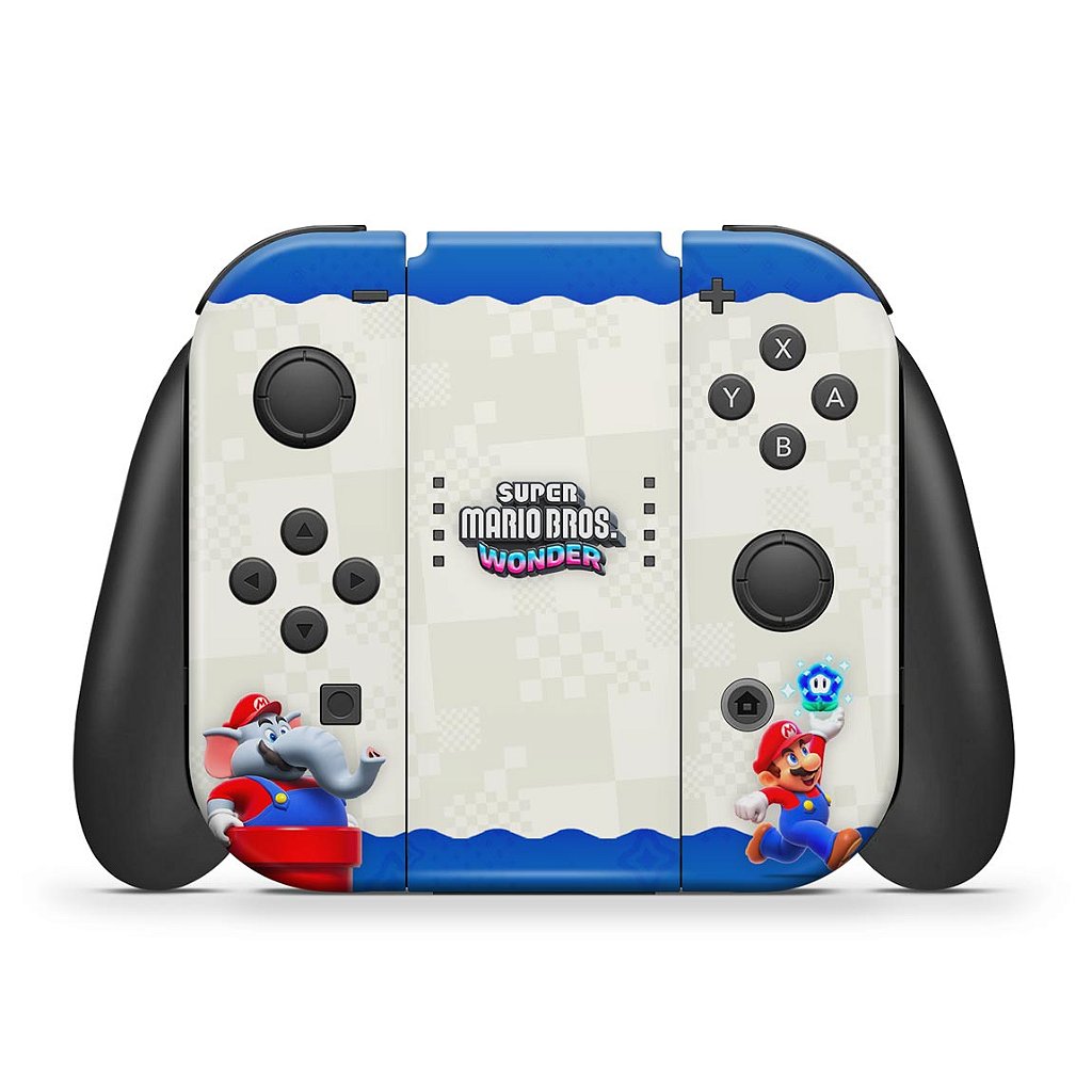 Skin Anti-Rage Nintendo Switch 1 Oled - Super Mario Bros. Wonder - Pop Arte Skins - foto 3
