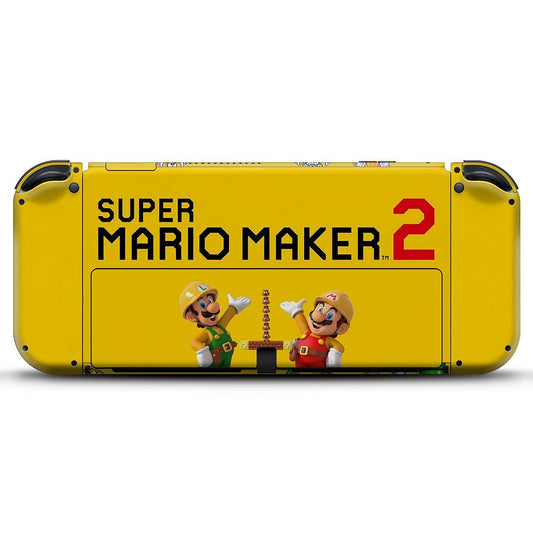 Nintendo Switch Oled Skin - Super Mario Maker 2