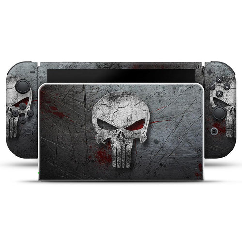 Skin Anti-Rage Nintendo Switch 1 Oled - The Punisher Justiceiro