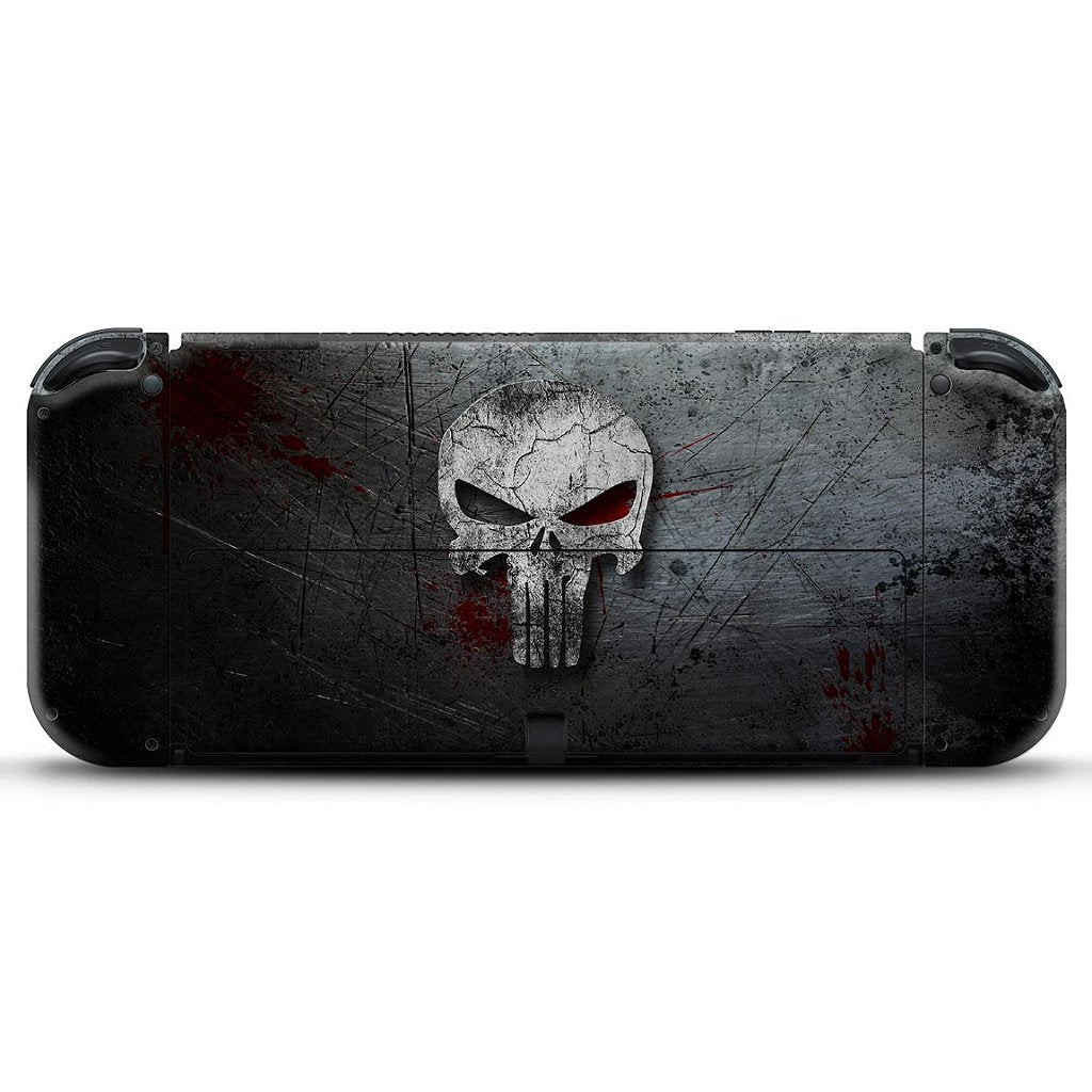 Skin Anti-Rage Nintendo Switch 1 Oled - The Punisher Justiceiro - Pop Arte Skins - foto 2