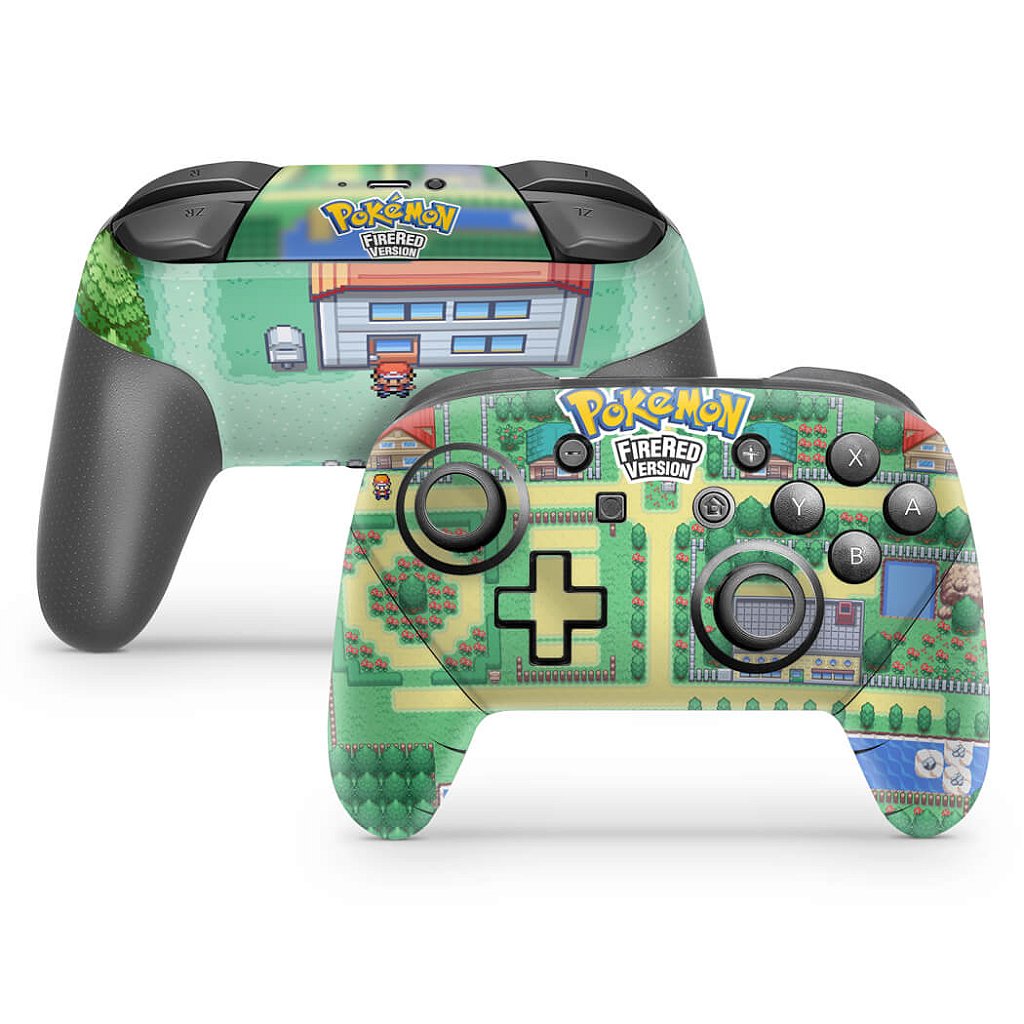 Nintendo Switch Pro Controle Skin - Pokemon Firered