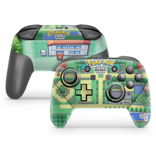 Nintendo Switch Pro Controle Skin - Pokemon Firered