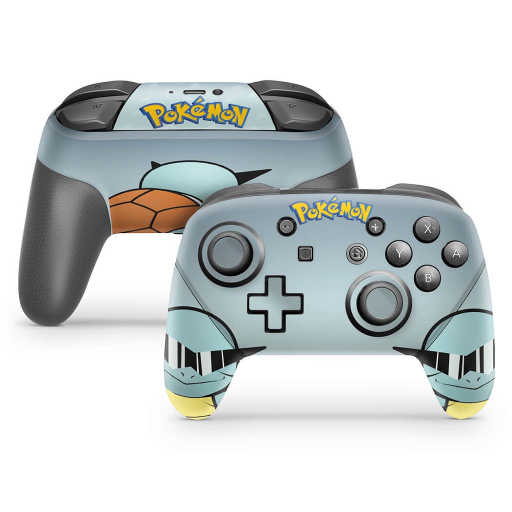 Nintendo Switch Pro Controle Skin - Pokémon Squirtle