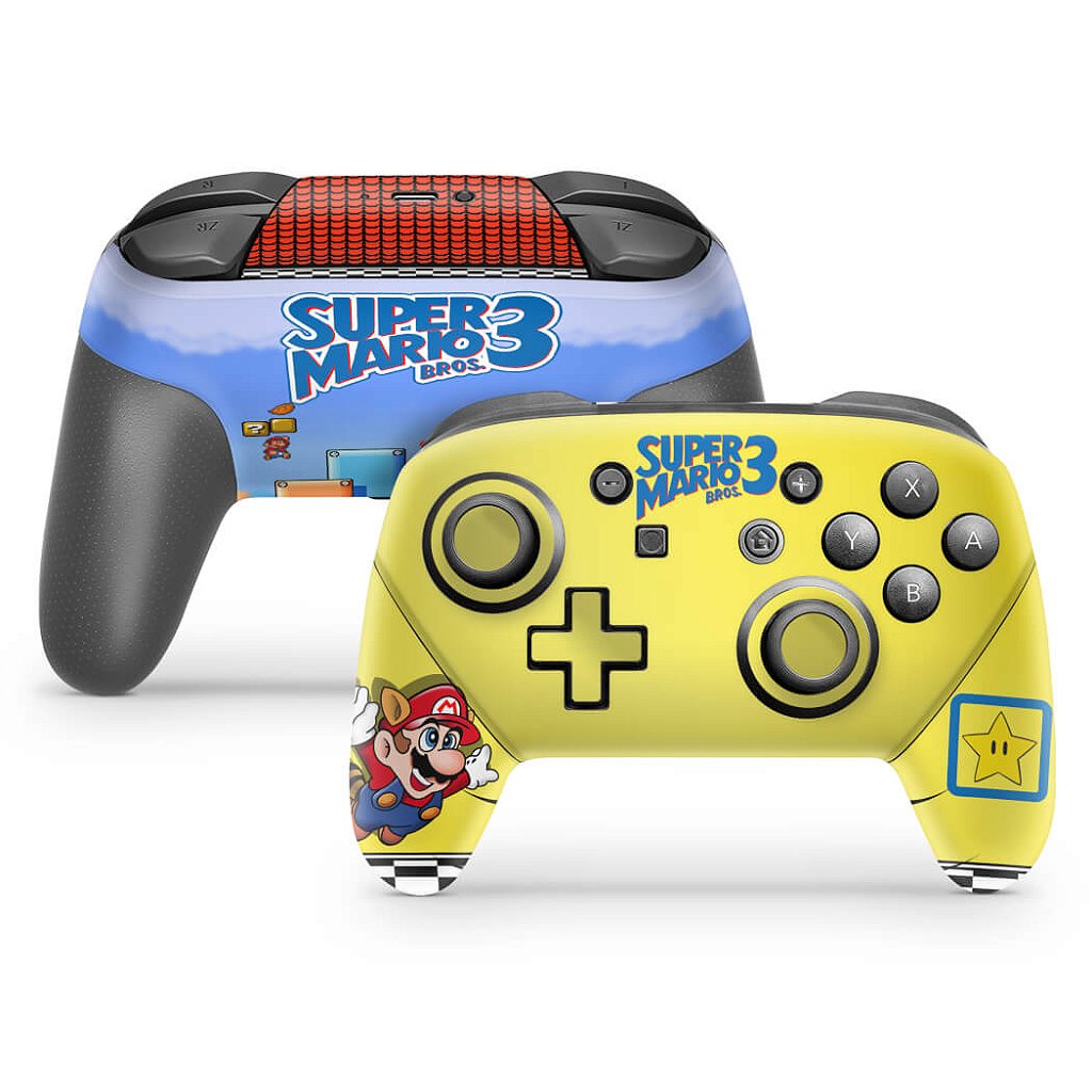 Skin Anti-Rage Nintendo Switch 1 Pro Controle - Super Mario Bros 3
