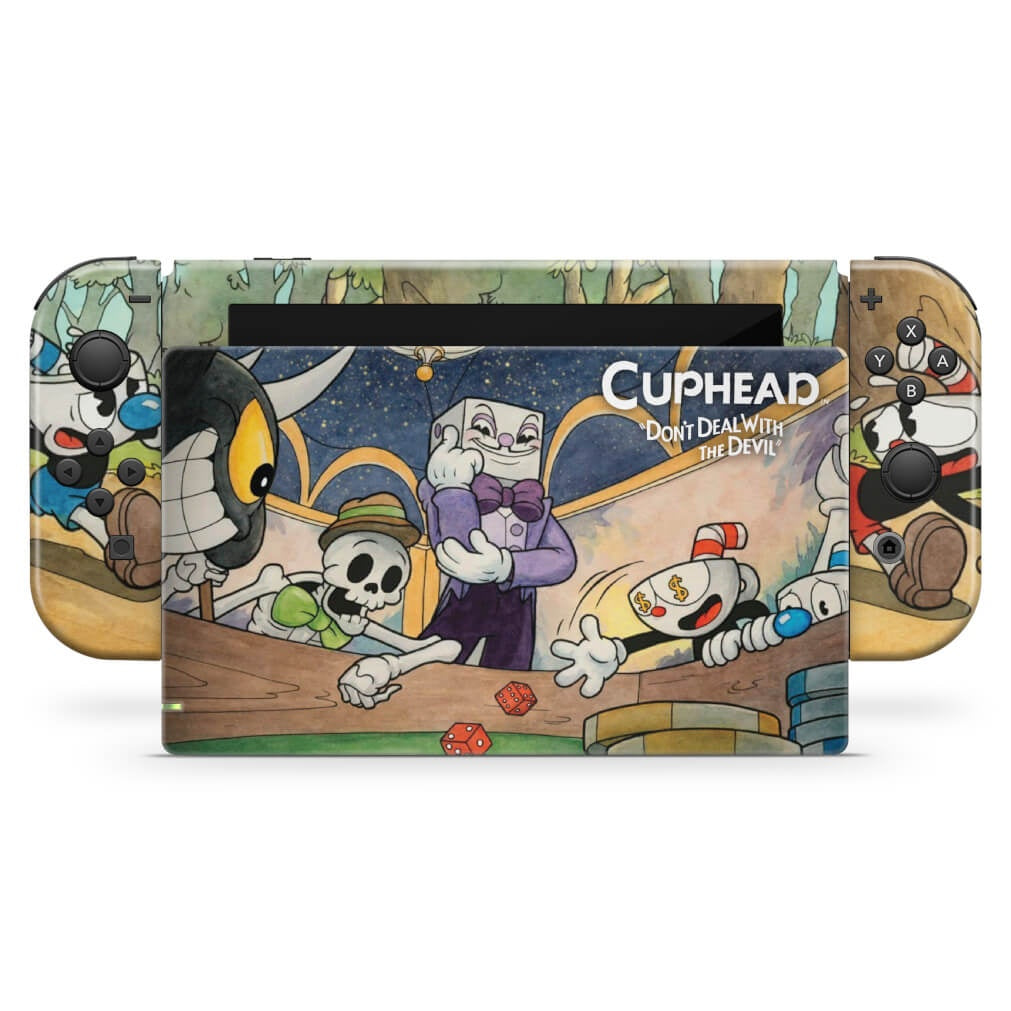 Skin Anti-Rage Nintendo Switch 1 - Cuphead
