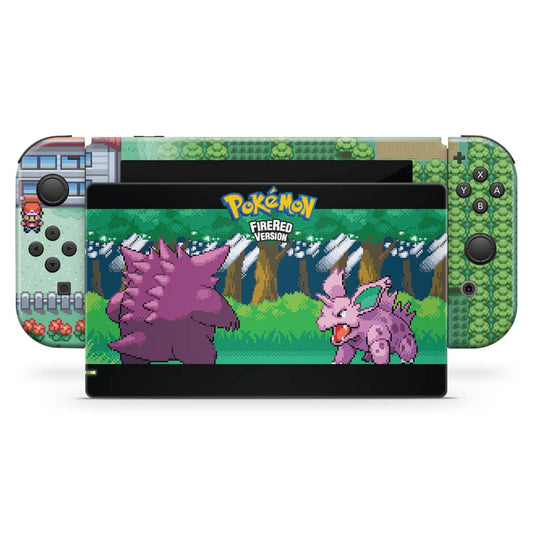 Nintendo Switch Skin - Pokemon Firered