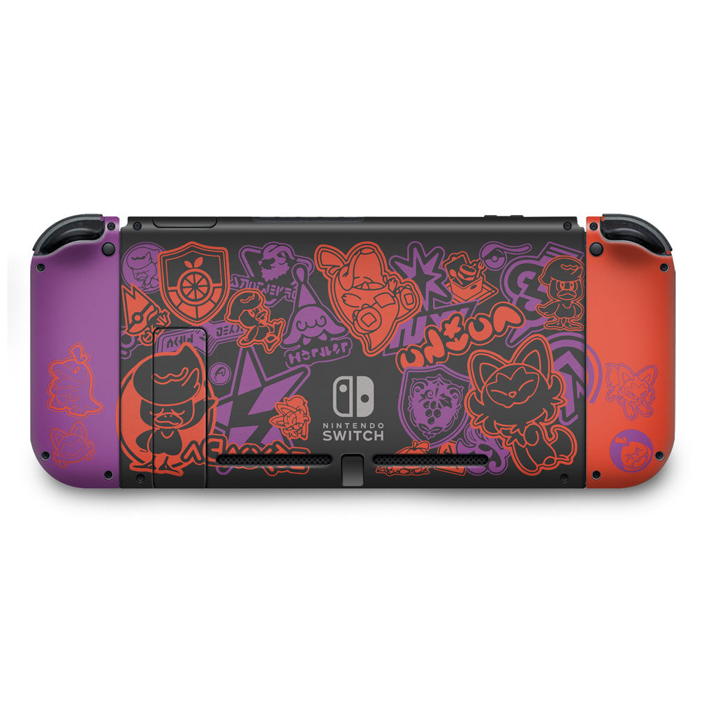 Skin Anti-Rage Nintendo Switch 1 - Pokémon Scarlet e Violet - Pop Arte Skins - foto 2