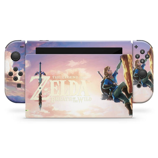 Nintendo Switch Skin - Zelda Breath Of The Wild