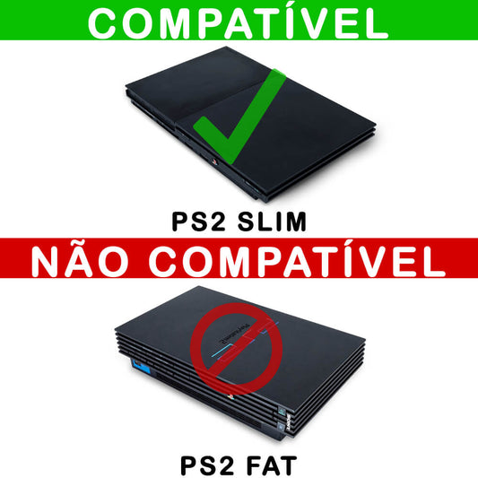 PS2 Slim Skin - Rosa