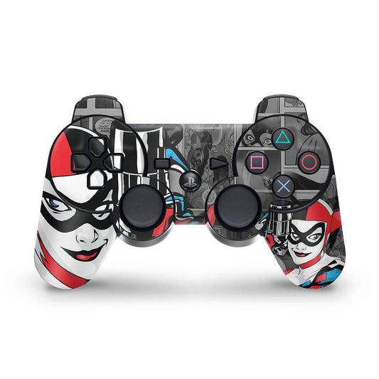 PS3 Controle Skin - Arlequina Harley Quinn